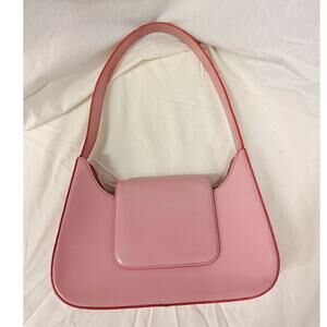 LANCEL Paris Powder Pink Hobo Bag‎ Made in Italy Romantic Barbie